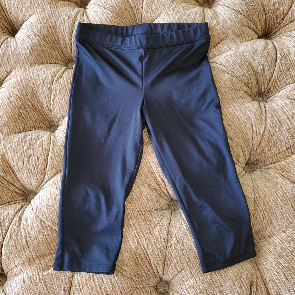 GIRLS GYMNASTICS DANCE CAPRI LEGGINGS YS